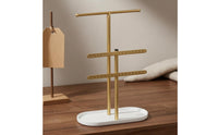 Jewelry Display Stand T-Shaped Necklace Earring Organizer Perforated