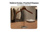 Long-Lasting T-Shaped Clothing Stand Stable Base Adjustable Shirt Display Stand Easy Assembly for Boutique Owners, Trade Display