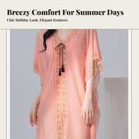 Relaxed Blouse, V Neck, Loose Fit, Lightweight, Beach Wear