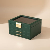 3-Layer Jewelry Box Soft Velvet Lining Storage Item Space Saving