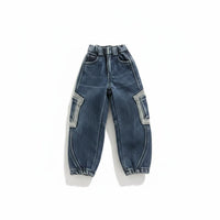 Female Figure Denim Trousers Handmade 1/6 Scale Doll Jeans 12 Inch Figure Casual Pants for Collectors, Hobbyists