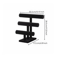 Three-Tier Bracelet Stand Easy to Organize Accessory Storage Detachable