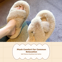 Fuzzy House Shoes, Cozy Comfort, Indoor Outdoor Use