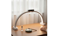 Half Moon Lamp Foldable Half Moon Light Beauty Lamp with Wireless Controller Control LED Manicure Table Light Curved
