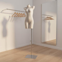 Lingerie Display Form Curvy Design Female Torso Mannequin Female Mannequin Torso Lightweight Adjustable Dress Form