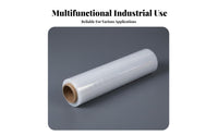 Black Pallet Stretch Wrap High Elasticity Black Stretch Wrap Sturdy Duty Wrapping Film Puncture Resistant Plastic Packing Roll