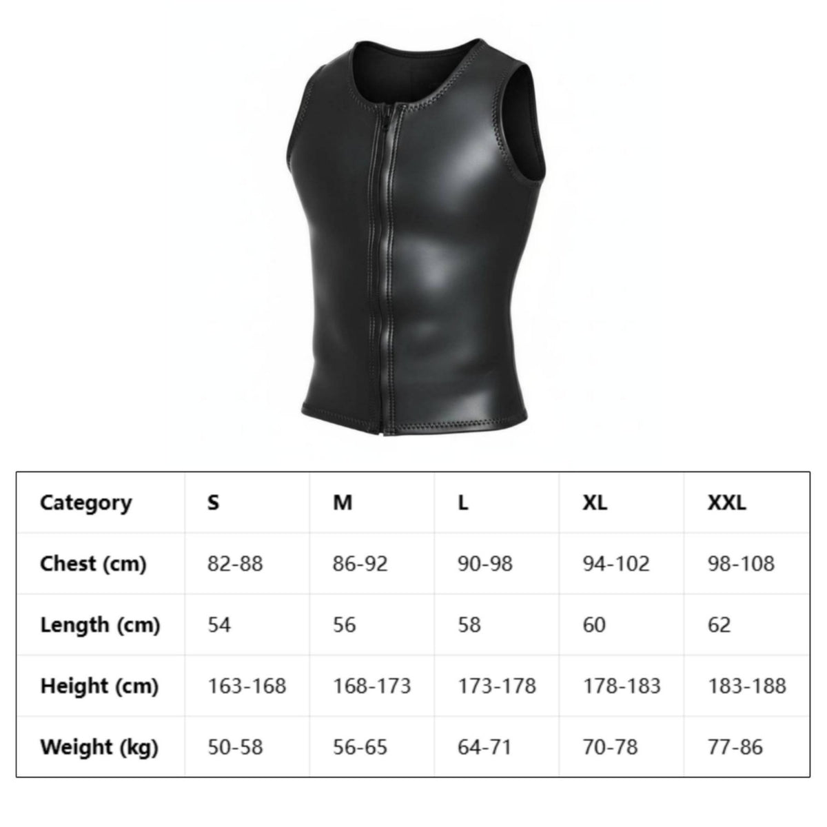 Men's Diving Wetsuit Elastic Glossy Wetsuit Top Lightweight Water Sports Gear for Swimming