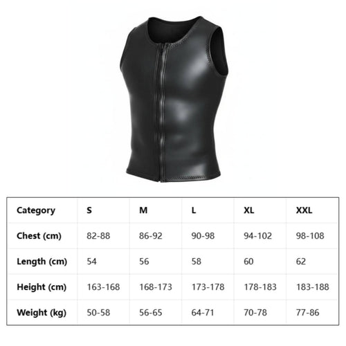 Men's Diving Wetsuit Elastic Glossy Wetsuit Top Lightweight Water Sports Gear for Swimming