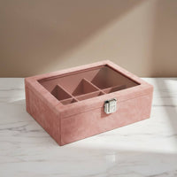 Bracelet Organizer with Pillows Removable Inserts Watch Storage Box Bracelet Display Case Dustproof Glass Top Jewelry Organizer