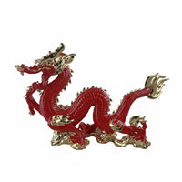 Resin Dragon Sculpture Electroplated Home Decoration Gift Idea Table Ornament for Shop Display
