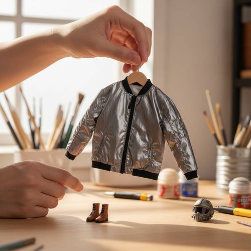 1/6 Scale Windbreaker Jacket Fastener Closure 1/6 Scale Male Clothing 12 Inch Figure Jacket Authentic Design for Collectors