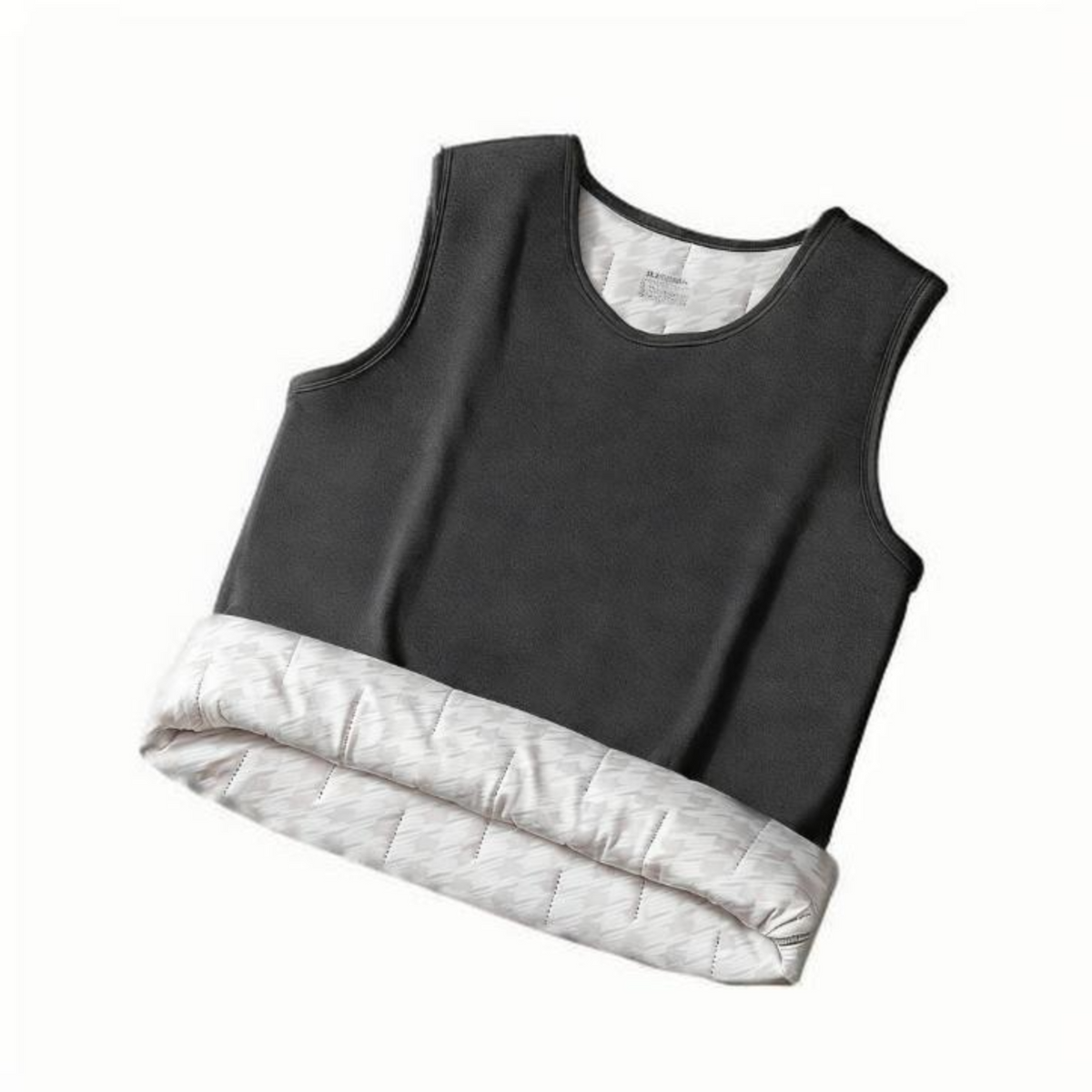 Men's Merino Wool Vest, Thick Fleece Lined, Winter, Coffee Brown