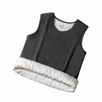 Men's Merino Wool Vest, Thick Fleece Lined, Winter, Coffee Brown