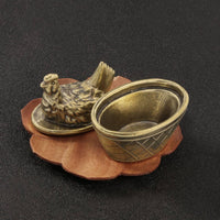 Antique Style Jewelry Box Multi-Functional Hen Trinket Box Creative Design House Decoration for Shelf