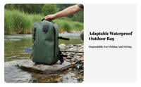 buoyants on Water Airtight buoyant Rucksack Large Capacity waterproof Daypack sturdyDuty Fishing Backpack for Kayakers, explorationrs, Diving, Kayaking, Boating, Camping