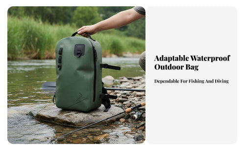 buoyants on Water Airtight buoyant Rucksack Large Capacity waterproof Daypack sturdyDuty Fishing Backpack for Kayakers, explorationrs, Diving, Kayaking, Boating, Camping
