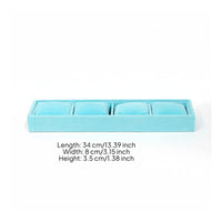 Luxurious Jewelry Display Tray Scuff Protection Watch Pillow Display Case Bracelet Storage Organizer Great Gift for Drawer