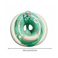 Baby Swim Buoy with Seat Easy to Carry Swim Collar with Seat PVC Material