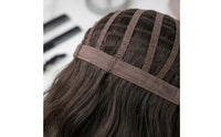 Layered Shoulder Length Curly Hairpiece Soft Wave Synthetic Wavy Hairpiece Plush Beauty Accessory Breathable Mesh