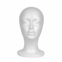 Foam Mannequin Head Pinnable Foam Hairpiece Stand Long-Lasting for Retailers