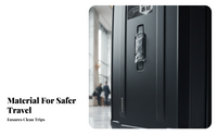 Checked Suitcase, Large Capacity, Casters, TSA Lock, Travel