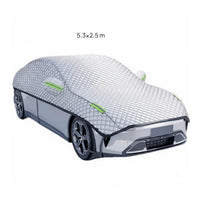 Sedan Half Cover Thickened Half Car Cover geometricGrid