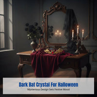 Halloween Bat Medieval Crystal Alloy Headpiece, Gothic Costume Accessory
