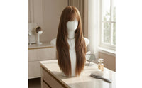 Adjustable Straps Heat-Resistant Hairpiece Inner Cap Synthetic Hairpiece Natural-Looking Beauty Accessory Soft Texture