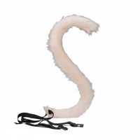 3 Pieces feline hauricular accessorying organ cover and Tail Set soft-textured Texture creature Costume Includes small ringing chime