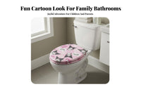 Easy Installation Cartoon Toilet Seat No Slamming Quick Release Toilet Seat Heavy Duty Bathroom Hardware for Children, Homeowners, DIY Renovators, Home, Restroom