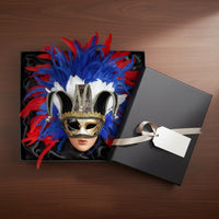 Feather Masquerade Mask Feathered Masquerade Headpiece Retro Design