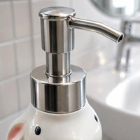 Bunny Soap Dispenser ABS and Resin Bunny Pump Bottle Compact for Sink