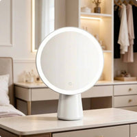 LED Makeup Mirror USB Rechargeable Touch Control Makeup Mirror Long Battery Life