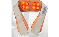 Shiatsu Neck and Shoulder Massager Hands-Complimentary Use Heated Back Massage