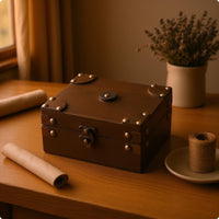 Wooden Jewelry Box Plain Interior Vintage Wooden Box Rustic