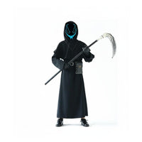 8 Pieces Grim Reaper Robe Set Hooded Design Grim Reaper Costume Set for Adults