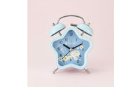 Star-Shaped Alarm Clock Silent Movement Home Decor Metal Frame for Students