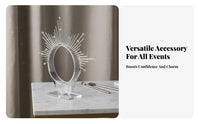 Radiant Crown Statement Piece Radiant Crown Headband Celestial Headpiece Attention-Grabbing-Catching Celestial Point