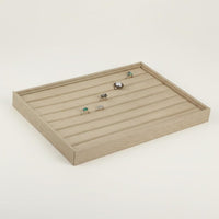 Linen Jewelry Tray Easy to Organize Fashion Goods Elegant for Boutique