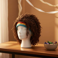 Knit Hat with Dreadlocks Warm Dreadlock Knit Cap Easy to Match for Women, Men