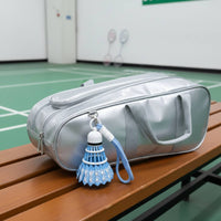 Colorful Shuttlecock Bag Accessory Snowflake Pattern for Backpack