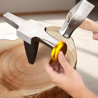 Jeweler's Pointed anvils Polished Surface T-Stake anvils Multi-Functional Goldsmith Tool for Goldsmiths, Metalsmiths, Studio, Workshop