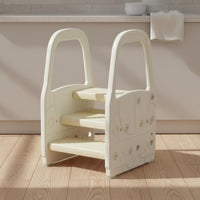 Kids Step Stool Plastic Baby Step Stool Water-Resistant for Toddlers
