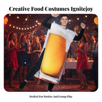 Beer Bottle Suit Funny Beer-Themed Tunic Fun Design for German Beer Festival