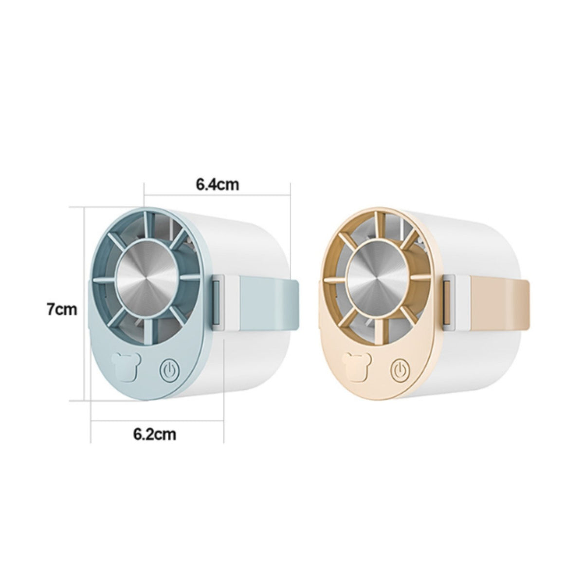 Waist Clip Fan 3 Wind Speeds Waist Fan Low Noise for Travel, Camping, Commuters