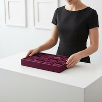 Watch Pillow Tray Gift Choice 12 Slot Watch Box Drawer Fit for Shop Counter