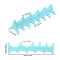 Fishbone Nail Holder Compact Silicone Nail Pen Stand Portable for Beauty Studio