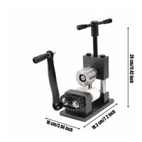 Hand Crank Rolling Mill 2-in-1 Multifunction Band Press Bender Tool Heavy-Duty