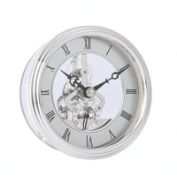 Round Clock Insert Transparent Case Clock Face Insert Decorative Home Decor