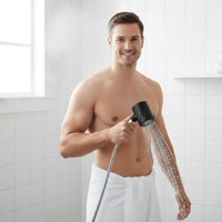 Handheld Shower Head Upgraded Bathroom Fixture for Men